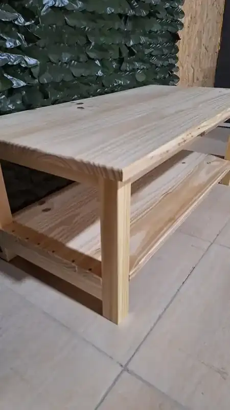 Mesa ratona de pino foto 5