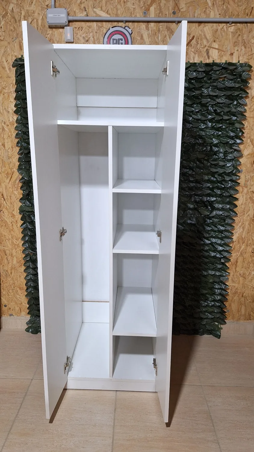 Placard blanco de 2 puertas