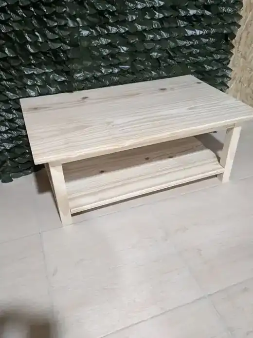 Mesa ratona de pino foto 2